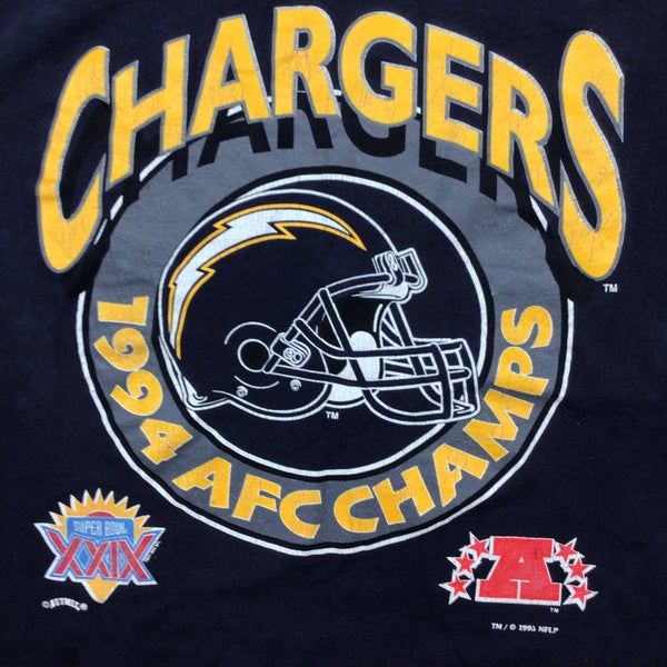 San Diego Chargers T-Shirt 1994 AFC Champs Super Bowl XXIX NFL