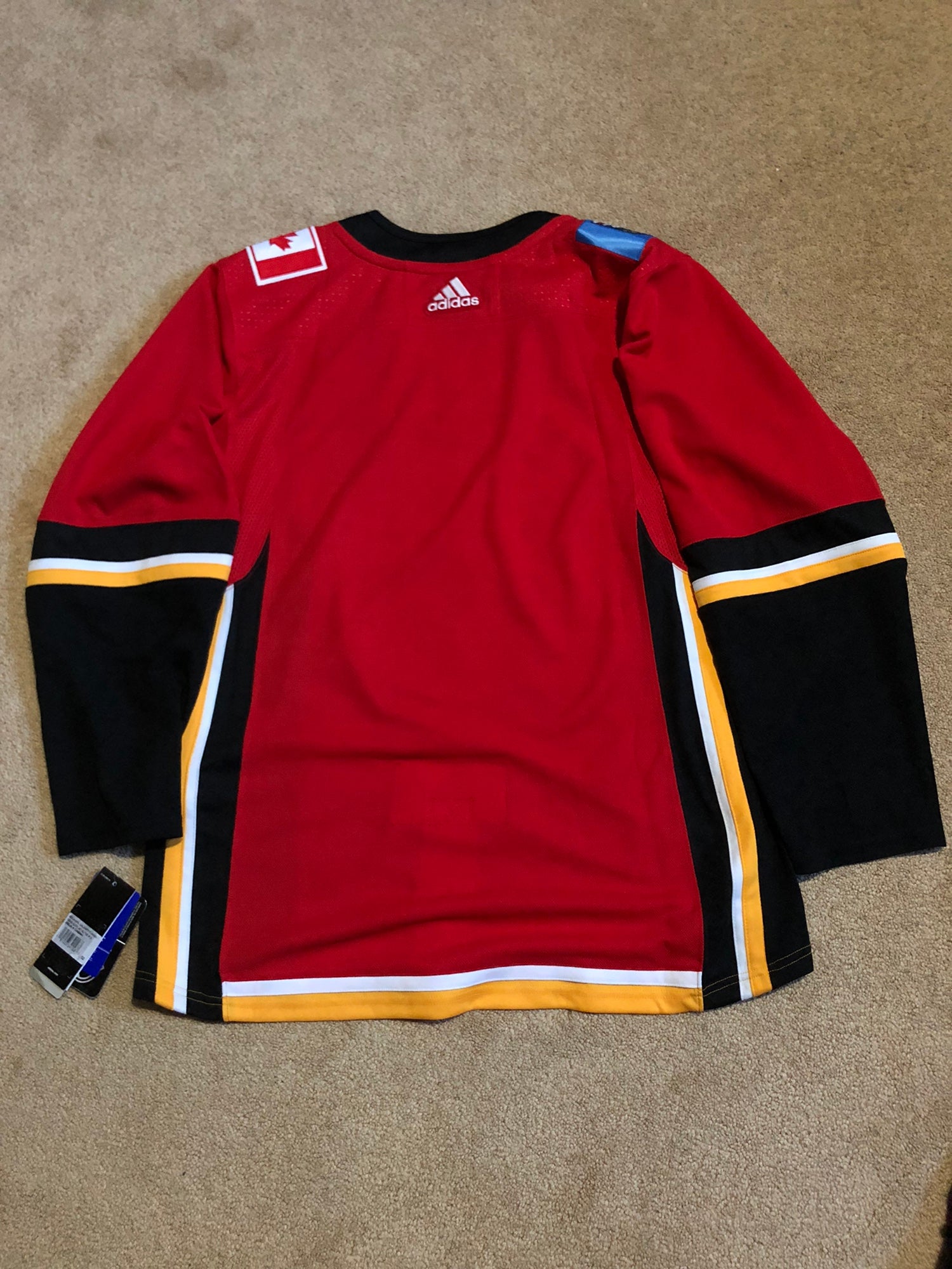 Calgary Flames NHL Adidas Authentic Jersey Red Home – Max