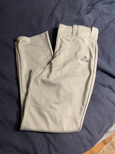 Gray Medium Adidas Game Pants