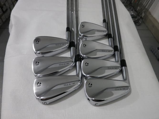 TaylorMade P770 Iron Set - 4-PW - DG TI X100 Extra Stiff X Flex Steel - NEW - LH