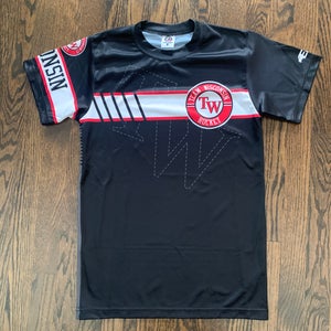 NEW - Team Wisconsin Hockey Sublimated Performance Shirt. 100% Polyester