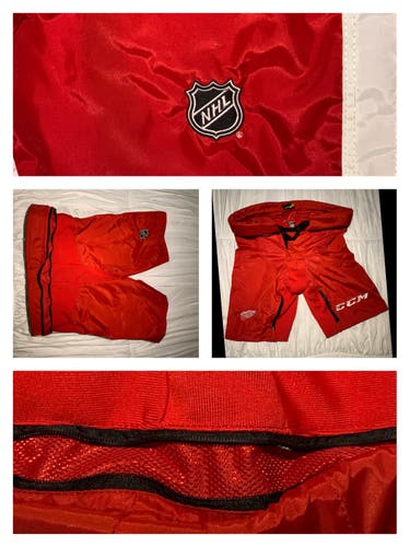 Senior Pro Stock LG CCM Red Wings Hockey Shell New