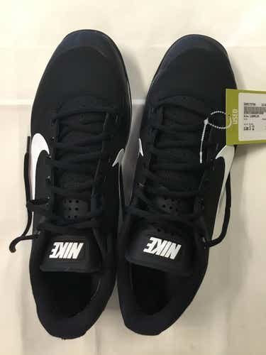 Used Nike Lunarlon Senior 12 Baseball and Black Men's Turf Cleats Low Top Huarache