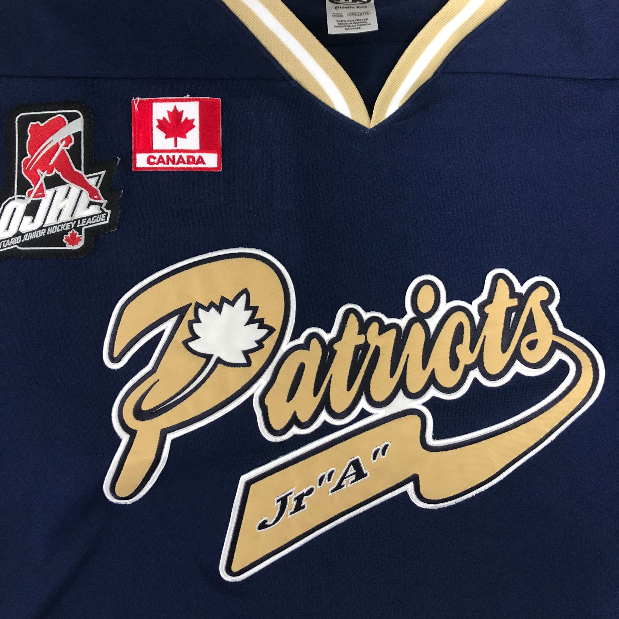 Toronto Patriots JrA XXL game jersey (#4 or 8) | SidelineSwap