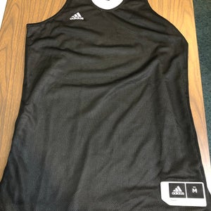 Adidas Adult Small Black/White Reversible Sleeveless Mesh Basketball Jersey (New)