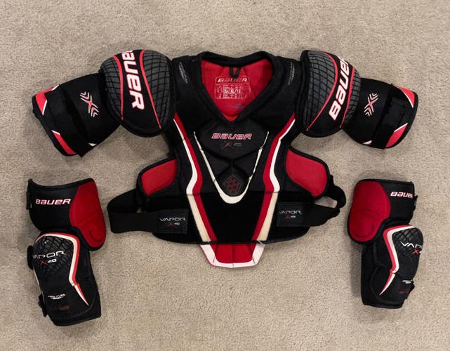 Used Senior X-Large Bauer Vapor X40 Shoulder Pads & Elbow Pads