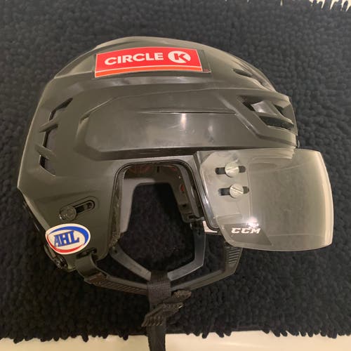 Chicago Wolves AHL CCM Resistance Pro Stock Medium Helmet + CCM Visor - Please Read Full Description