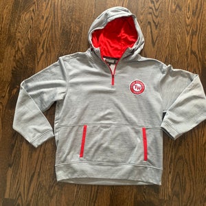 NEW - 1/4 Zip Hoody Sublimated TW hockey Logo. Size Medium