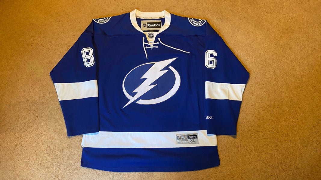 NIKITA KUCHEROV TAMPA BAY LIGHTNING 2014 REEBOK PREMIER BLACK