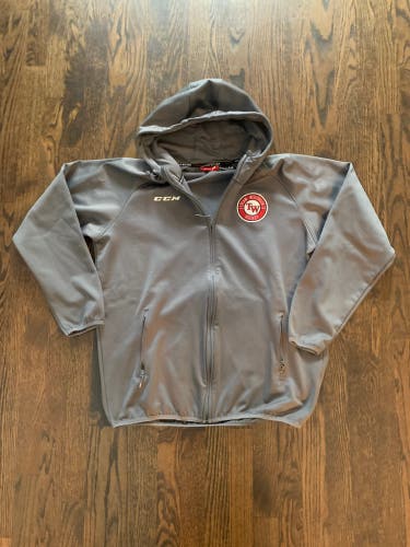 5 Pcs bundle. NEW - CCM Full Zip Hoody. Team Wisconsin Hockey Size Adult XL