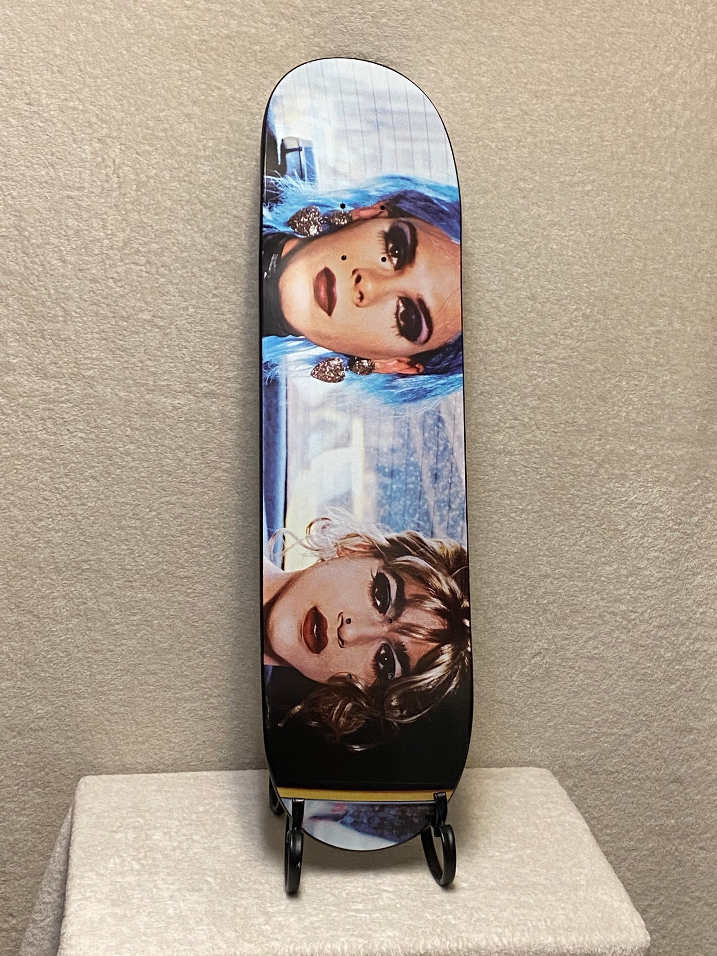 Supreme Flowers Skateboard Deck SS17 Yellow/Multicolor Box Logo