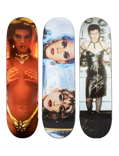 Supreme Nan Goldin 3 Skateboard Deck Set SS18 KIm/Misty/Paulette Bogo LGBTQ+ New