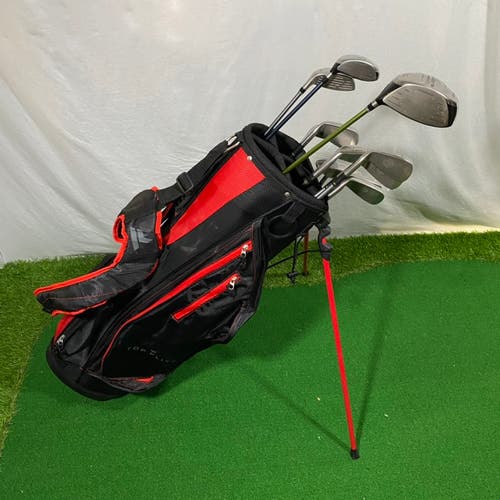 Extended +1” King Cobra Mens Golf Club set Complete With Topflite Stand Bag