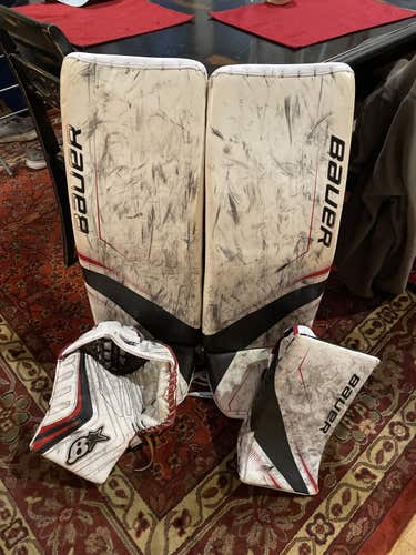 Used Bauer Full Right Goalie Full Set