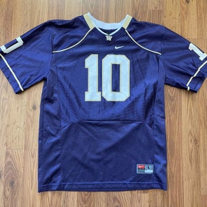 Washington Huskies #10 NCAA FOOTBALL SUPER AWESOME Nike Boys Size Large Jersey!