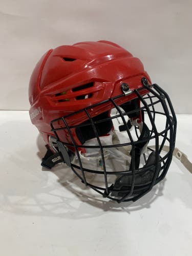 Used Small Bauer Re-Akt 95 Helmet Red 2025 Expire