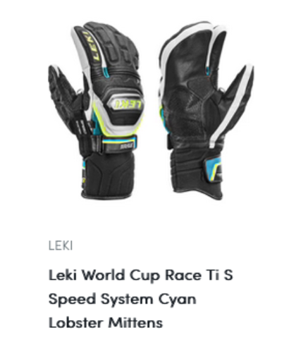 Leki Trigger S Compatible Armored Lobster Mitts - Used Small / Medium