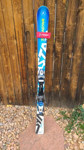 Used Kid's Dynastar 130 cm Racing Team Comp Skis With Bindings