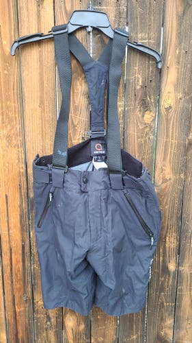 Black Unisex Youth Used Small Arctica Ski Pants