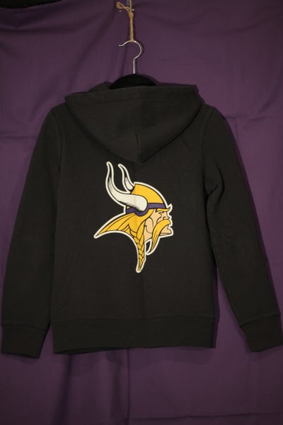 Men's '47 Minnesota Vikings Imprint Headline White Out Pullover Hoodie