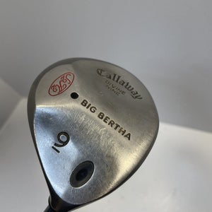 Used Callaway Big Bertha 9 Wood Regular Flex Graphite Shaft Fairway Woods