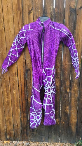 Women's Spyder GS suit, Purple, size Small