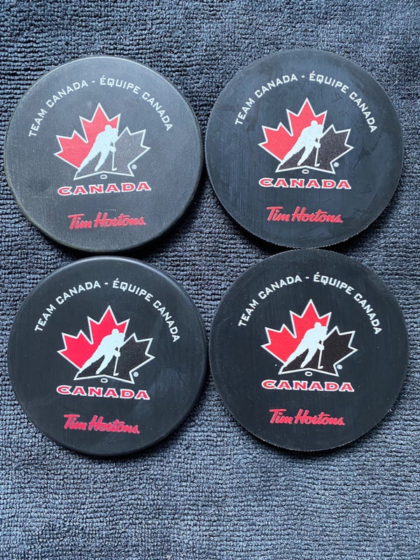 Hockey Canada Puck Coasters