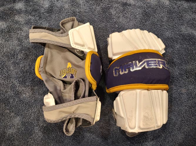 Used Large Maverik Max Arm Pads college issued