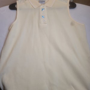 Fairway Outfitters Shirt Vest Size Medium Yellow And Blue White