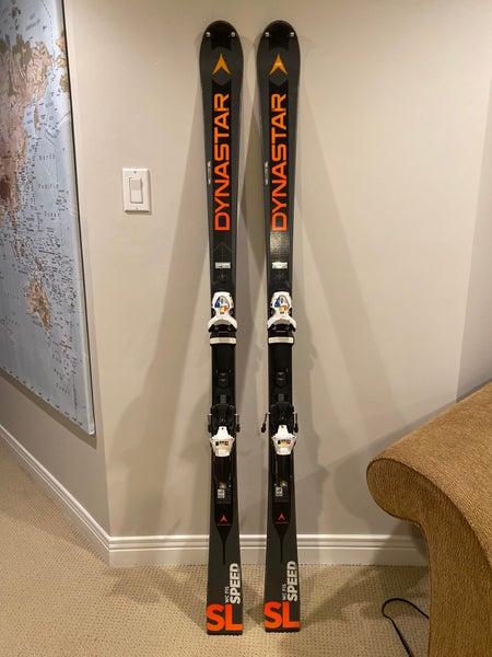 Men's 2019 165 cm With Bindings Max Din 18 Speed WC FIS SL Skis