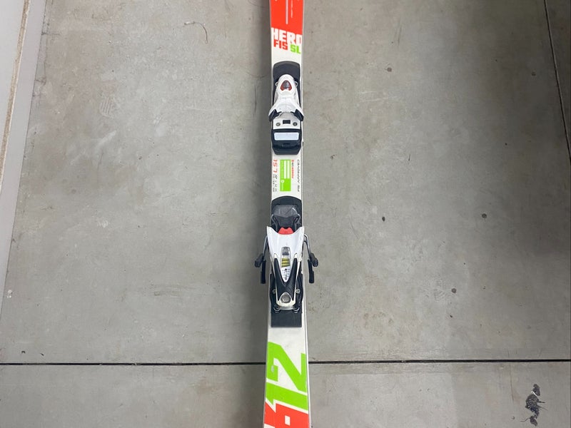Used 2019 Rossi Race Skis - Hero FIS SL Pro Skis with bindings