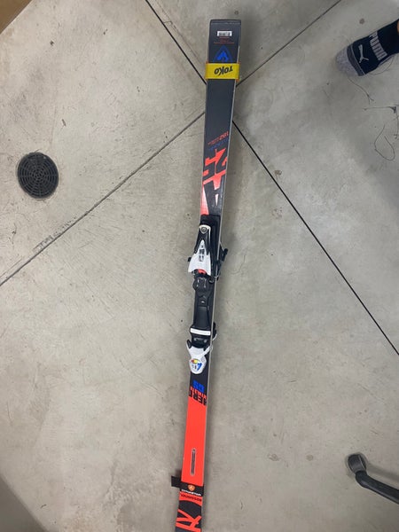 Used 2019 Rossi Race Skis - Hero FIS GS Pro Skis with bindings