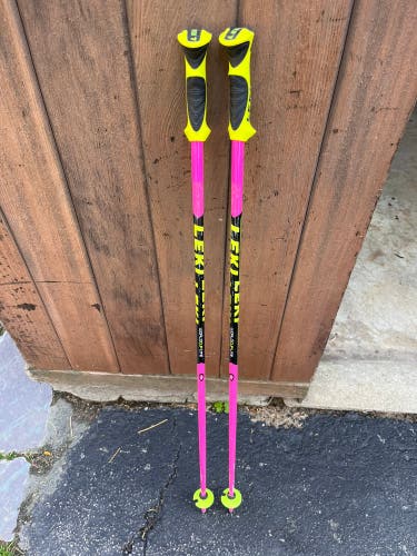 Used 42in (105cm) Leki World Cup Lite SL Ski Poles