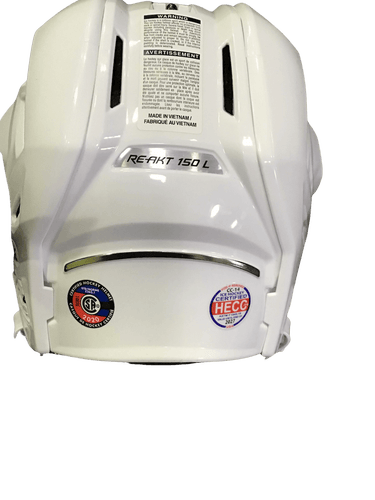 Used Bauer Reakt 150 Lg Hockey Helmets