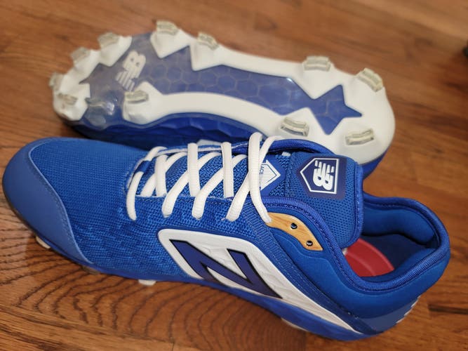 New Balance – Men’s Royal/White 3000v4 Fresh Foam Molded Cleat (PL3000B4) 10.5 M