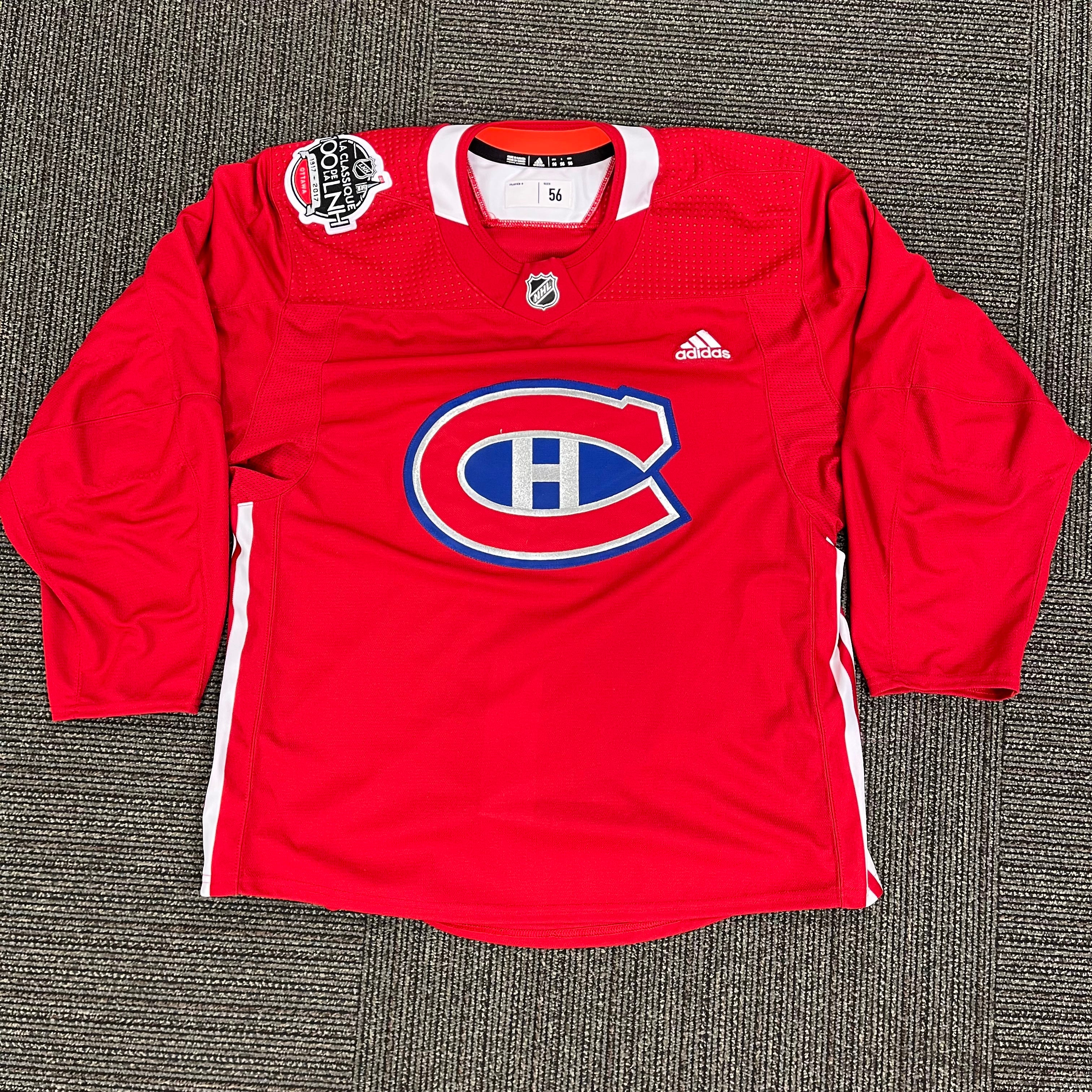 Montreal Canadiens Pro stock practice jersey - size 54 - Jerseys, Socks &  Apparel - For Sale - Pro Stock Hockey 