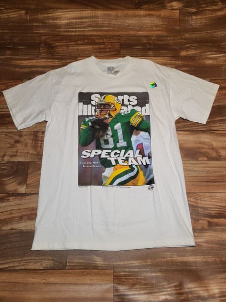 Vintage Green Bay Packers Brett Favre T-Shirt 1998 CSA NFL Size Large L