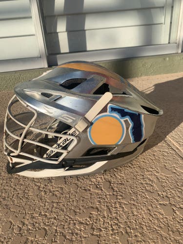 Player's Cascade S Helmet Silver 3d Florida Stickers