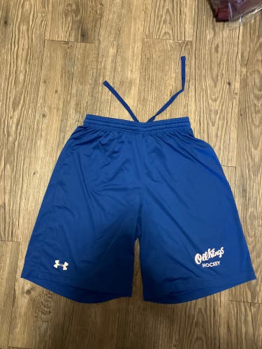 Edmonton Oil Kings WHL Team Issue Blue Used Medium Under Armour Shorts