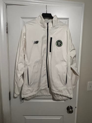 White XL New Balance New York Lizards Jacket