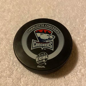 Charlotte Checkers ECHL Collectible Hockey Puck