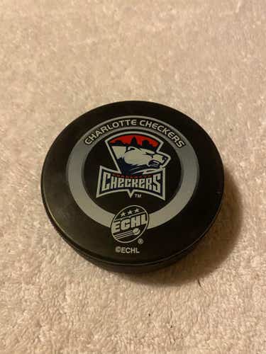 Charlotte Checkers ECHL Collectible Hockey Puck