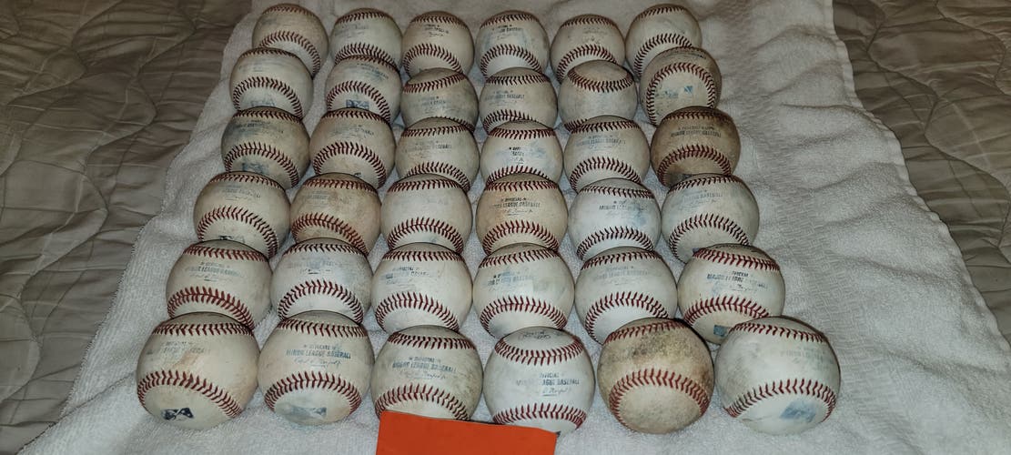 Used Rawlings Official Minor League Baseballs 36 Pack (3 Dozen)