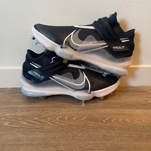 Nike Force Zoom Trout 7 Pro Navy And White Size 12 CI3134-403 2 Pairs
