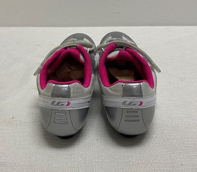 Louis Garneau Jade Women's Cycling Shoe: White/Silver/Pink