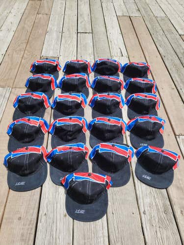 Vintage New Old Stock Limited Edition 21 Blank Hats Caps Strapback Racing Sports