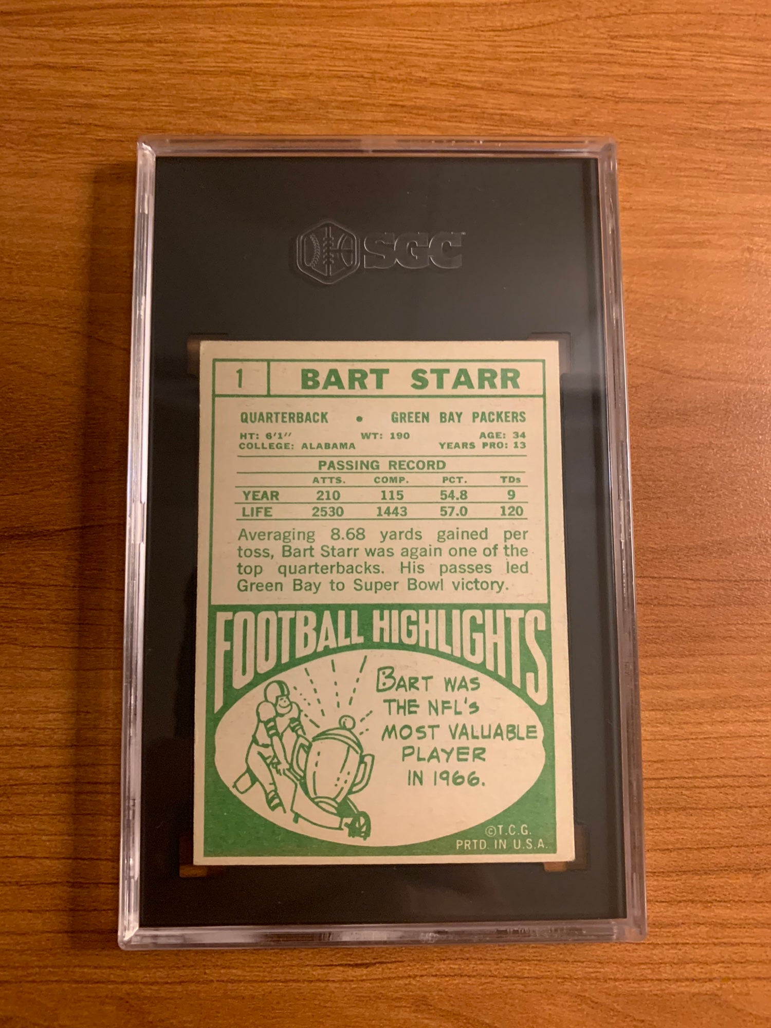 1968 Topps Bart Starr