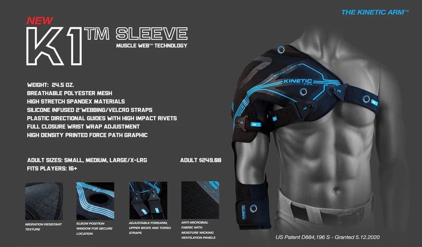 Kinetic Arm (RH) Size Medium - only used a few times