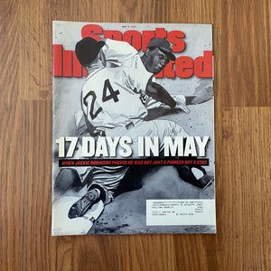 Los Angeles Dodgers Jackie Robinson MLB BASEBALL 97 Sports Illustrated Magazine!