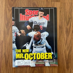 Los Angeles Dodgers Orel Hershiser MLB BASEBALL 1988 Sports Illustrated Magazine